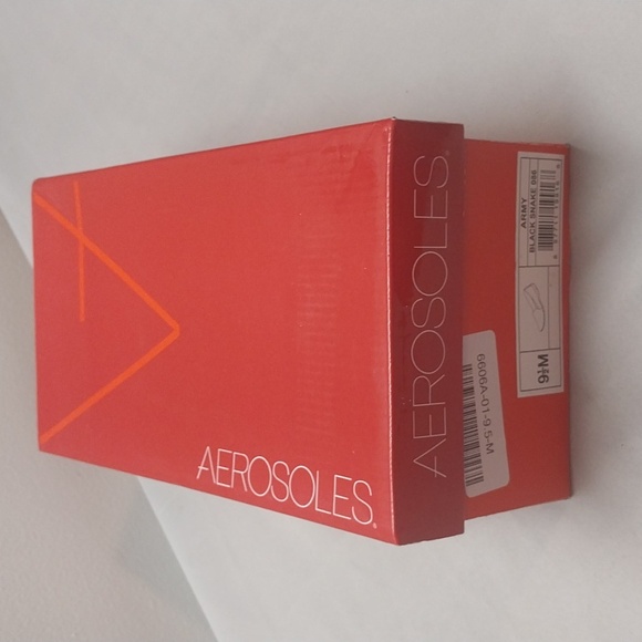 Aerosoles army black snake 086 women's size 9.5 - Picture 2 of 12